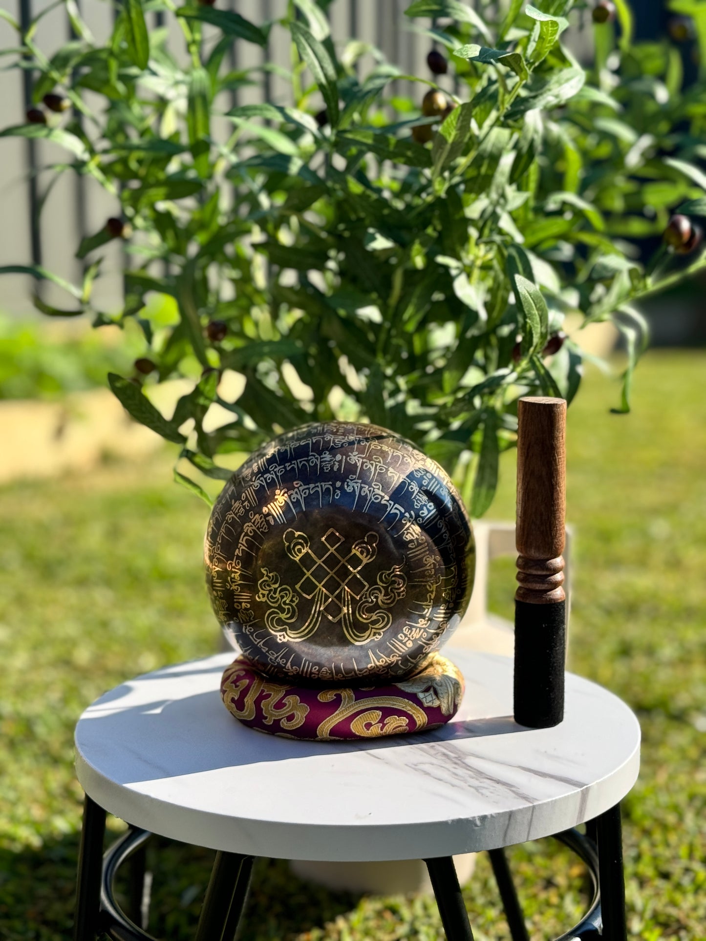 Handmade Om Singing Bowl