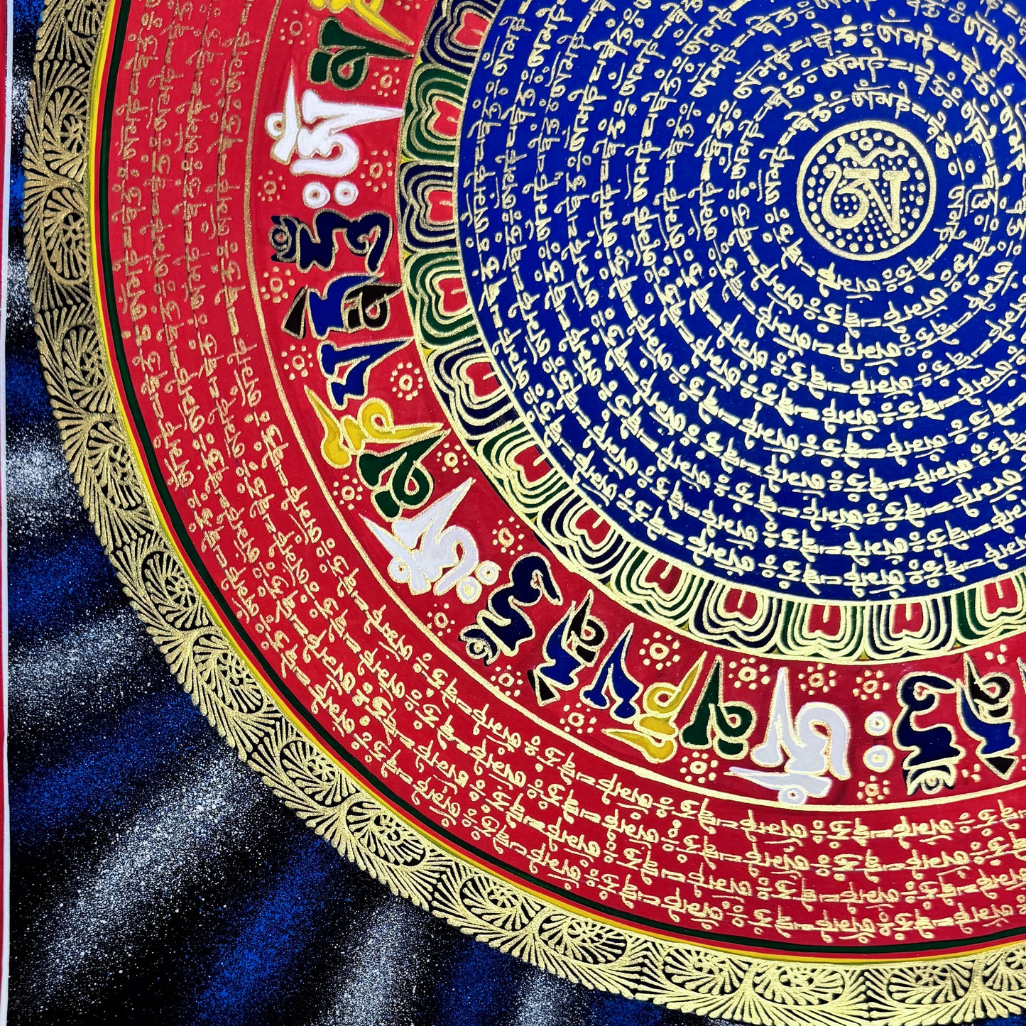 Mantra Mandala Thangka Painting