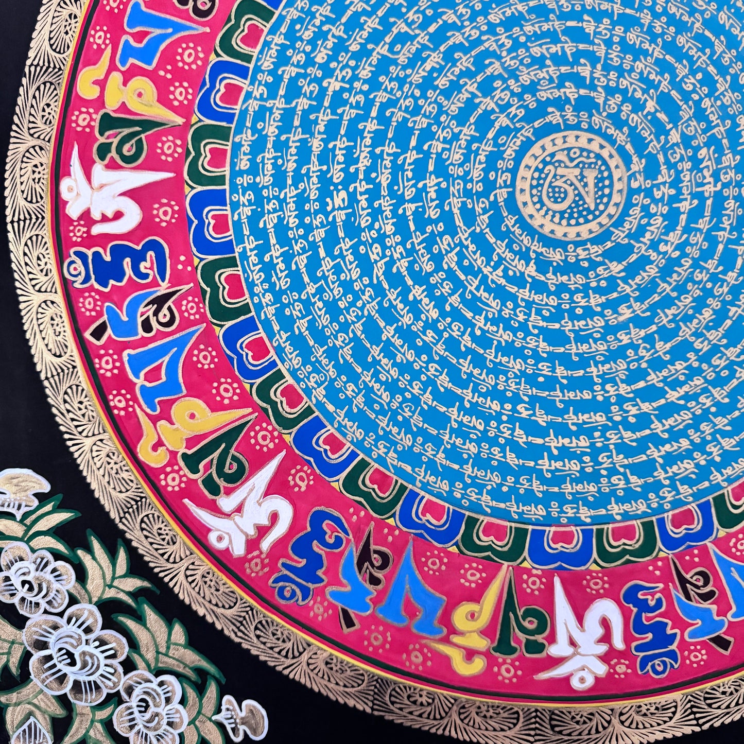 Mantra Mandala Thangka Painting