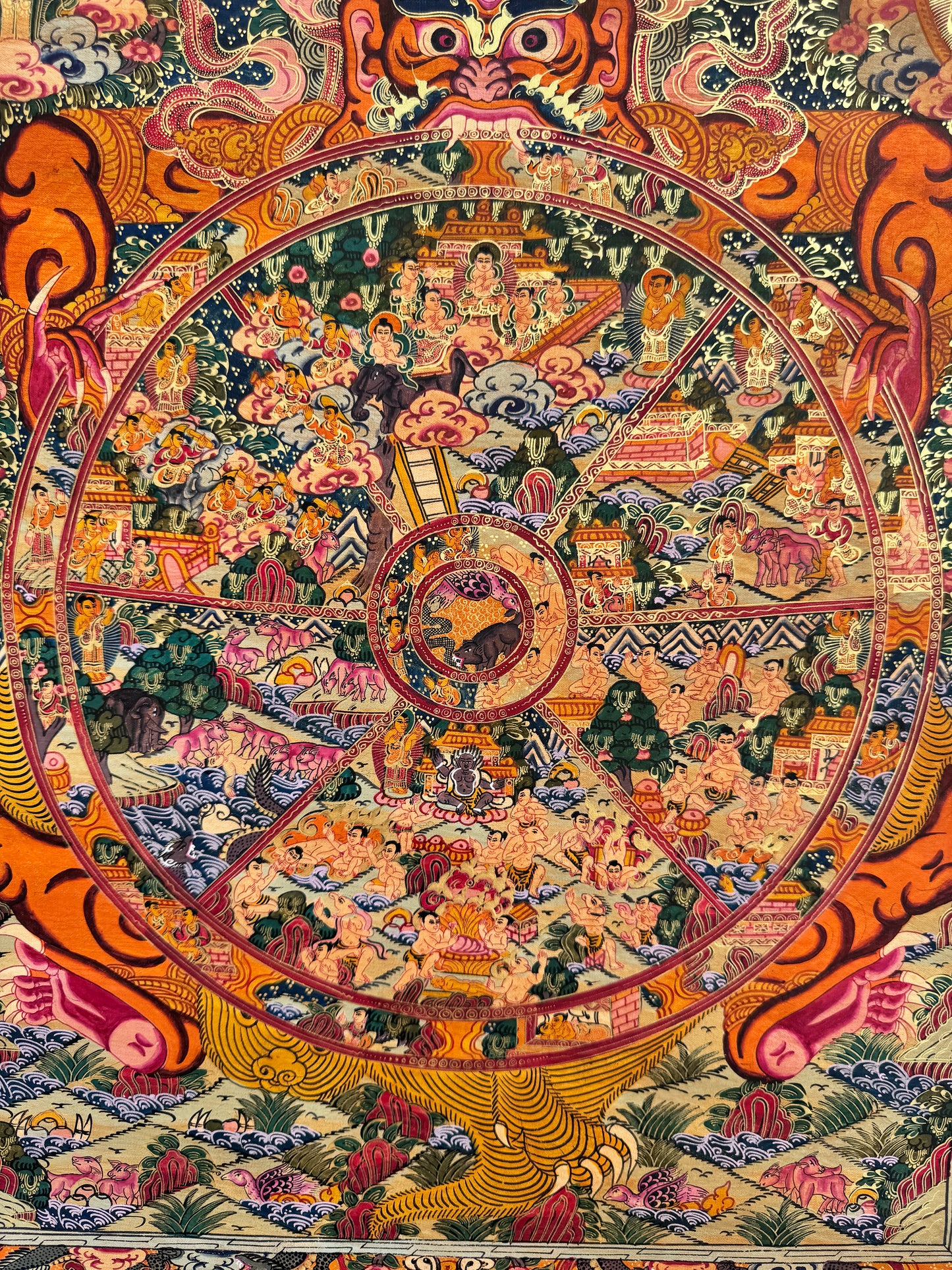 Wheel of Life Thangka Painting