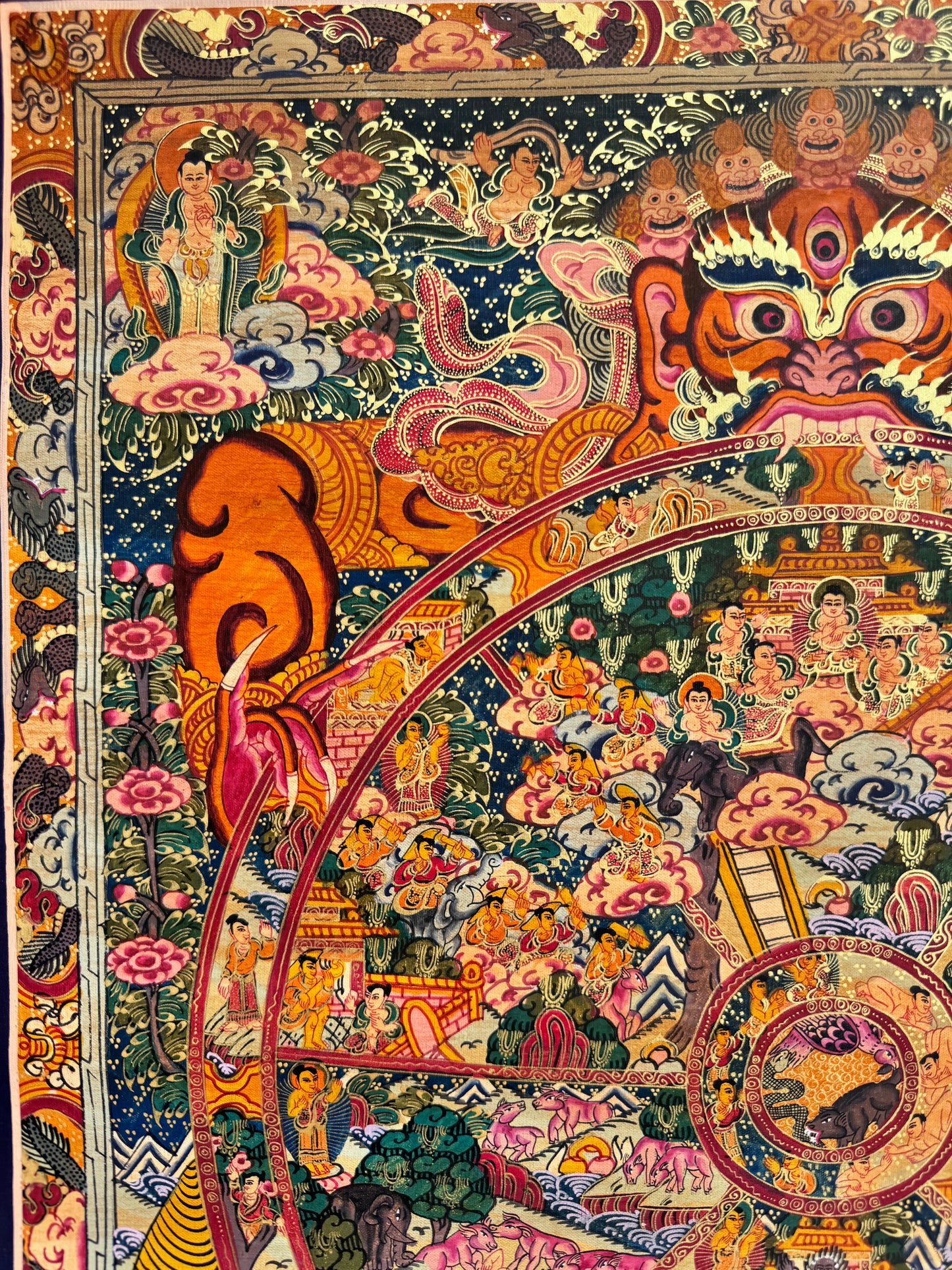 Wheel of Life Thangka Painting
