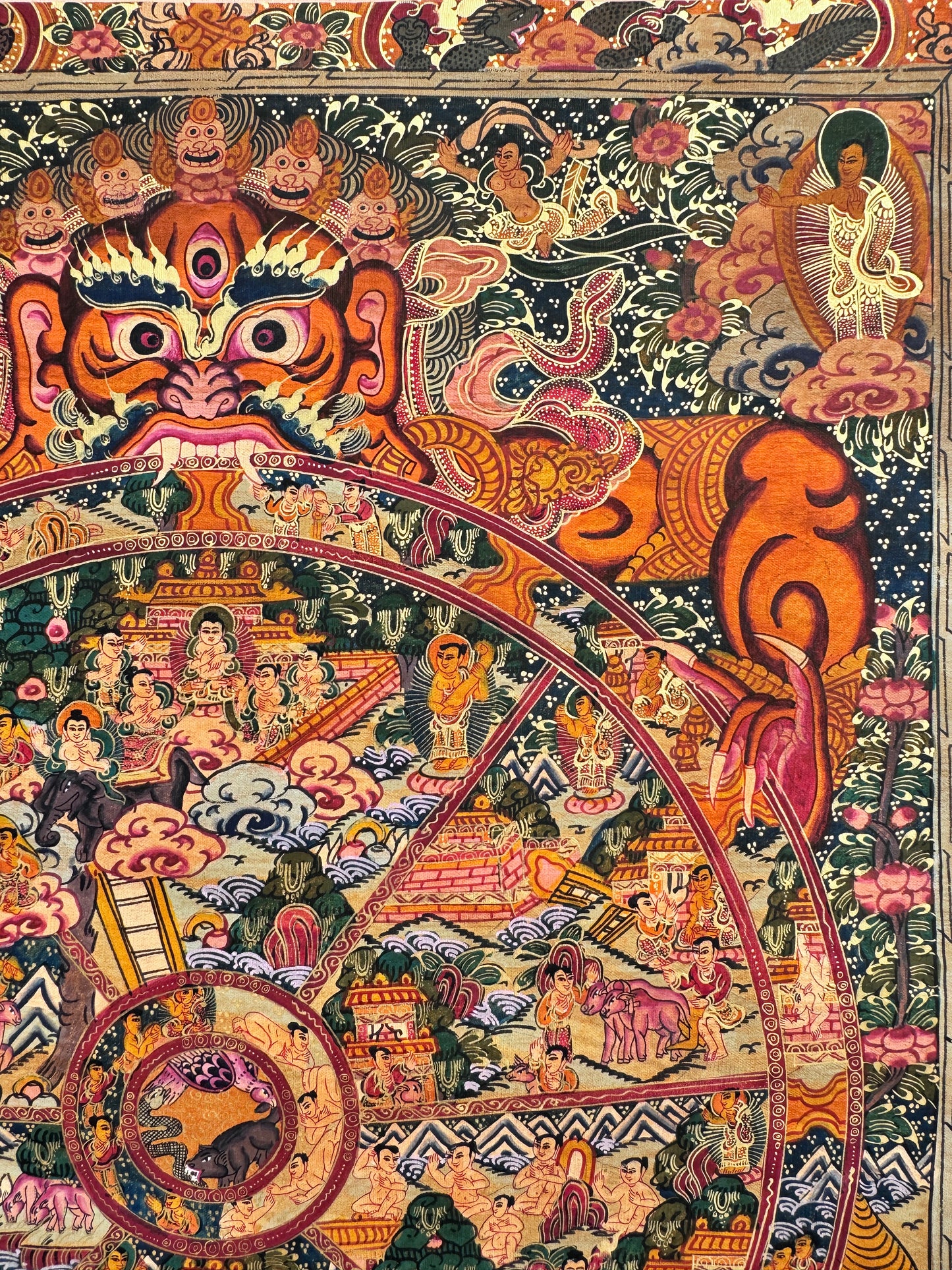 Wheel of Life Thangka Painting