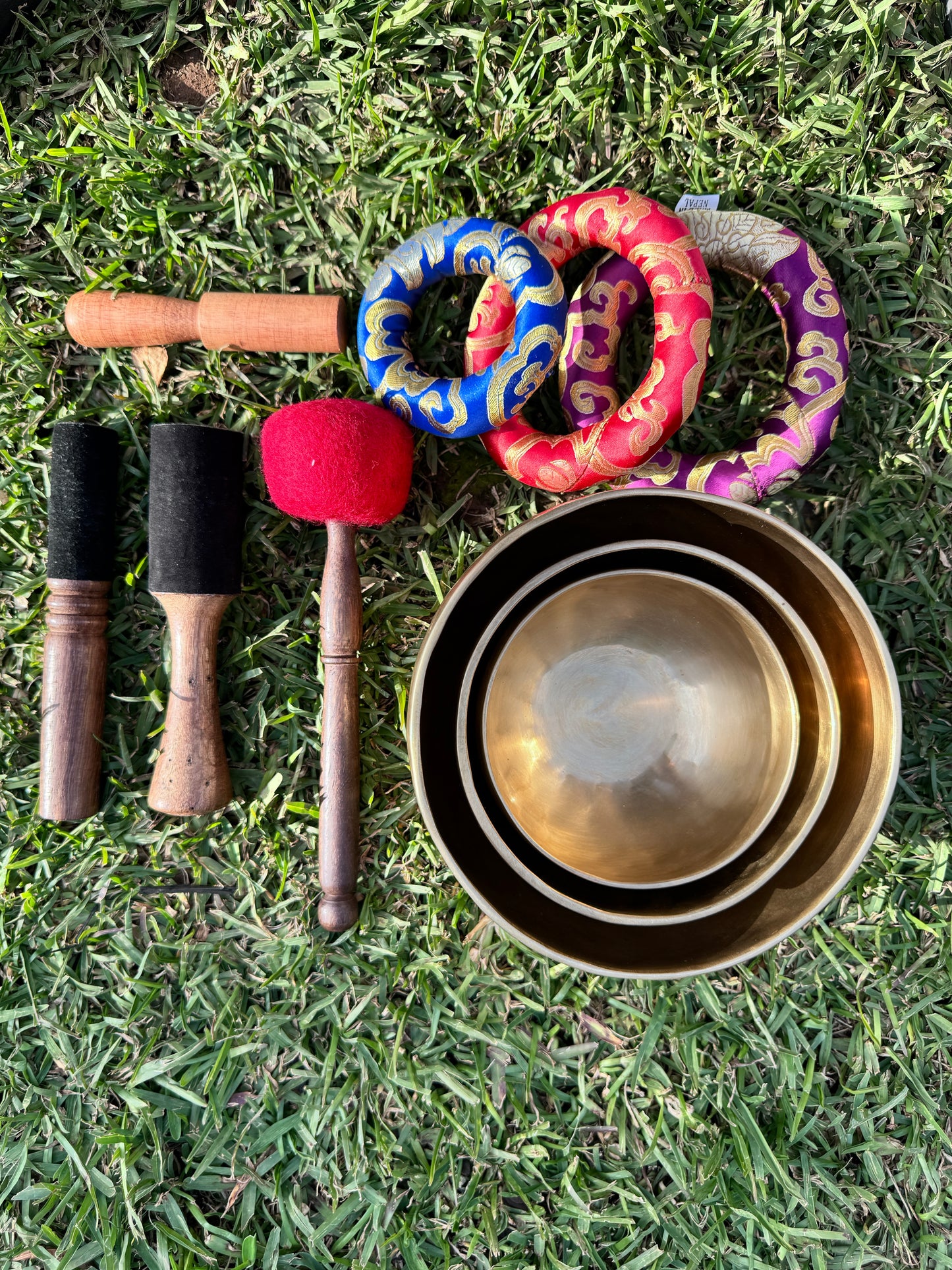 Tibetan Singing Bowl Set