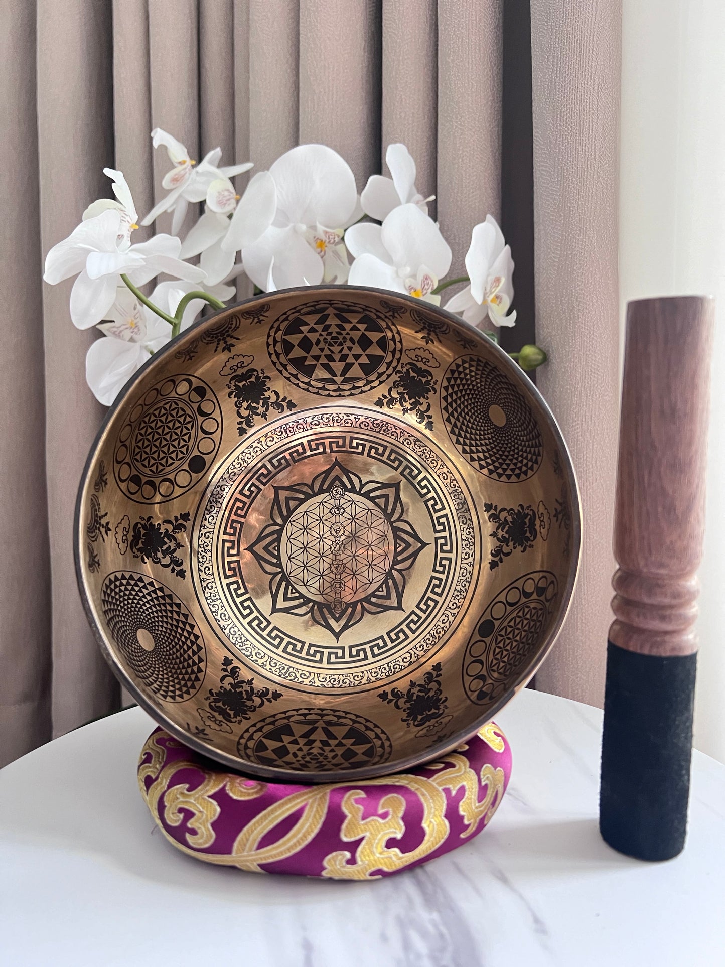 Flower of Life Singing Bowl