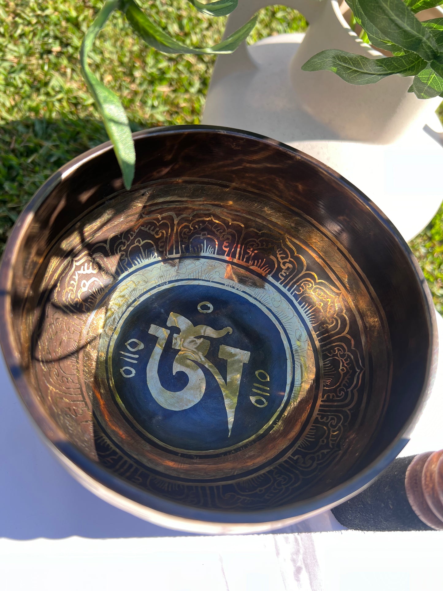 Handmade Om Singing Bowl