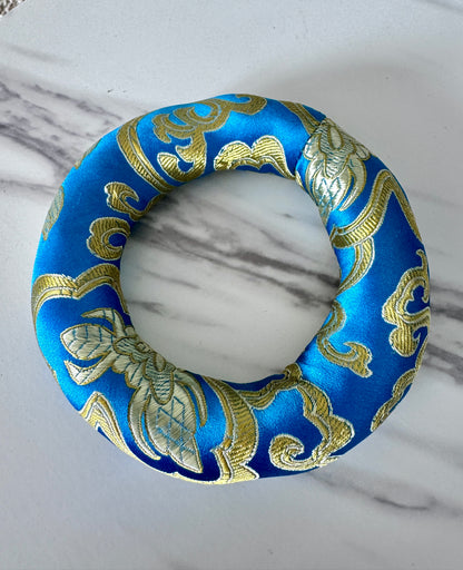 Light Blue Singing Bowl Ring Cushion