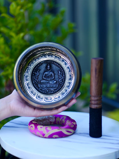 Buddha Engraved Singing Bowl