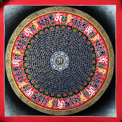 Mantra Mandala Thangka Painting