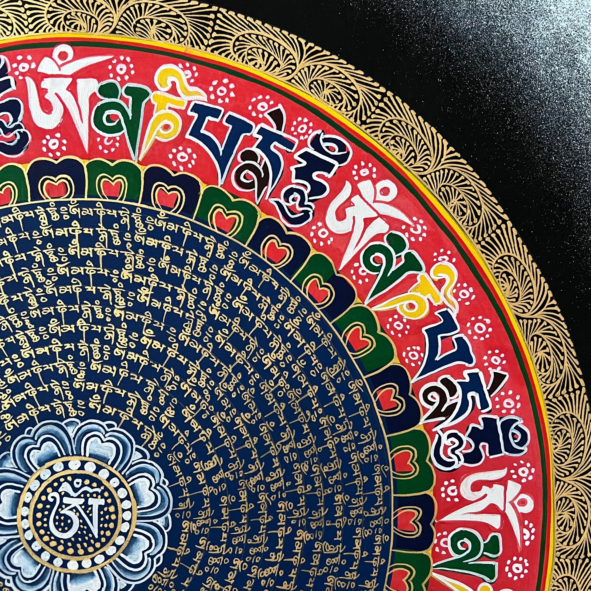 Palcha Mantra Mandala Thangka Painting – Palcha Handicraft