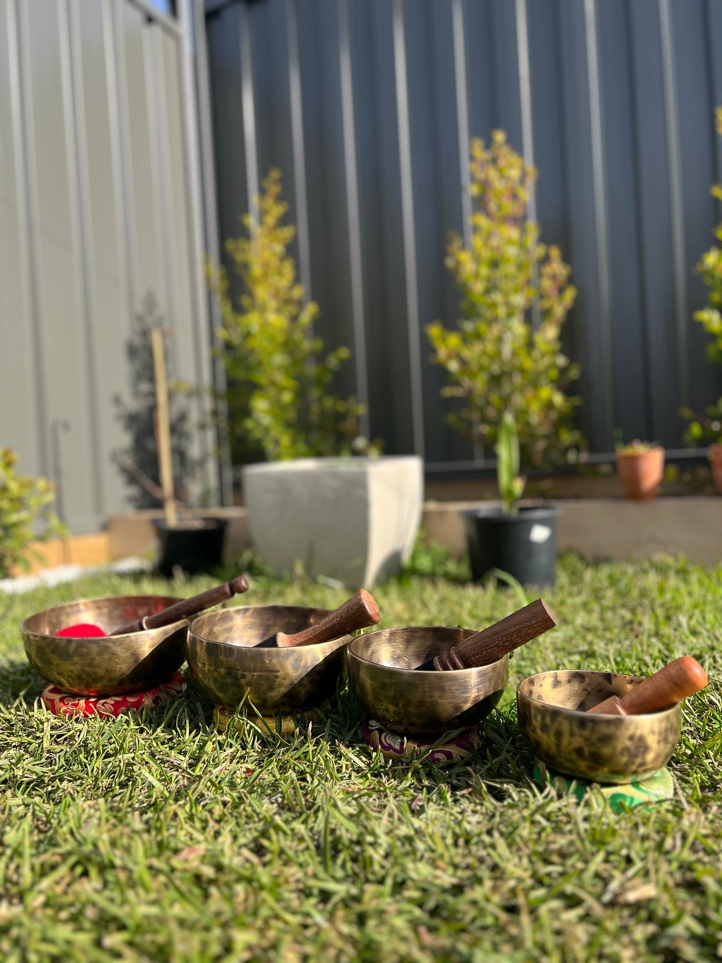 Antique Singing Bowl Set for Sound Healing