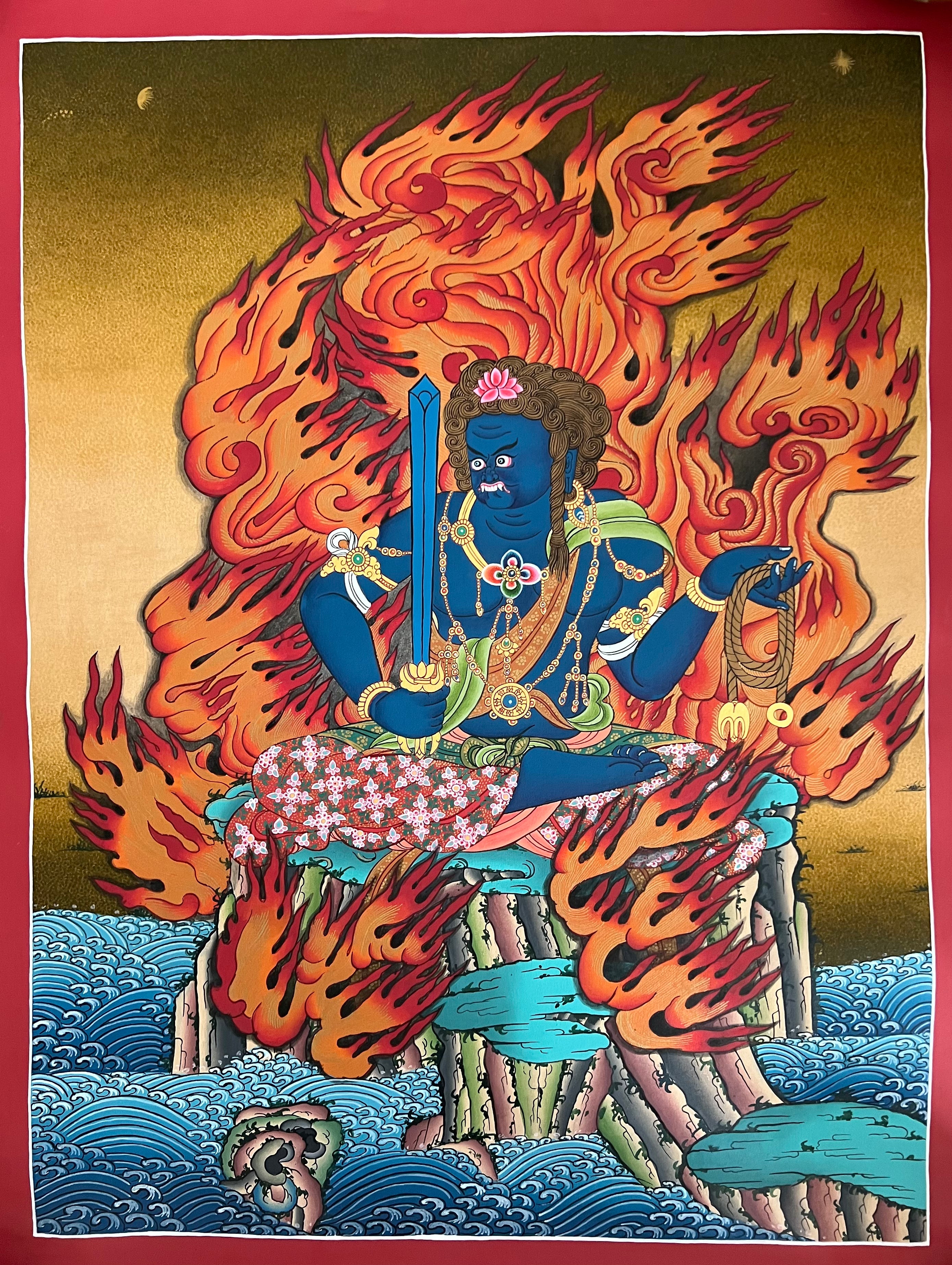 Palcha Yamraj Thangka Painting – Palcha Handicraft