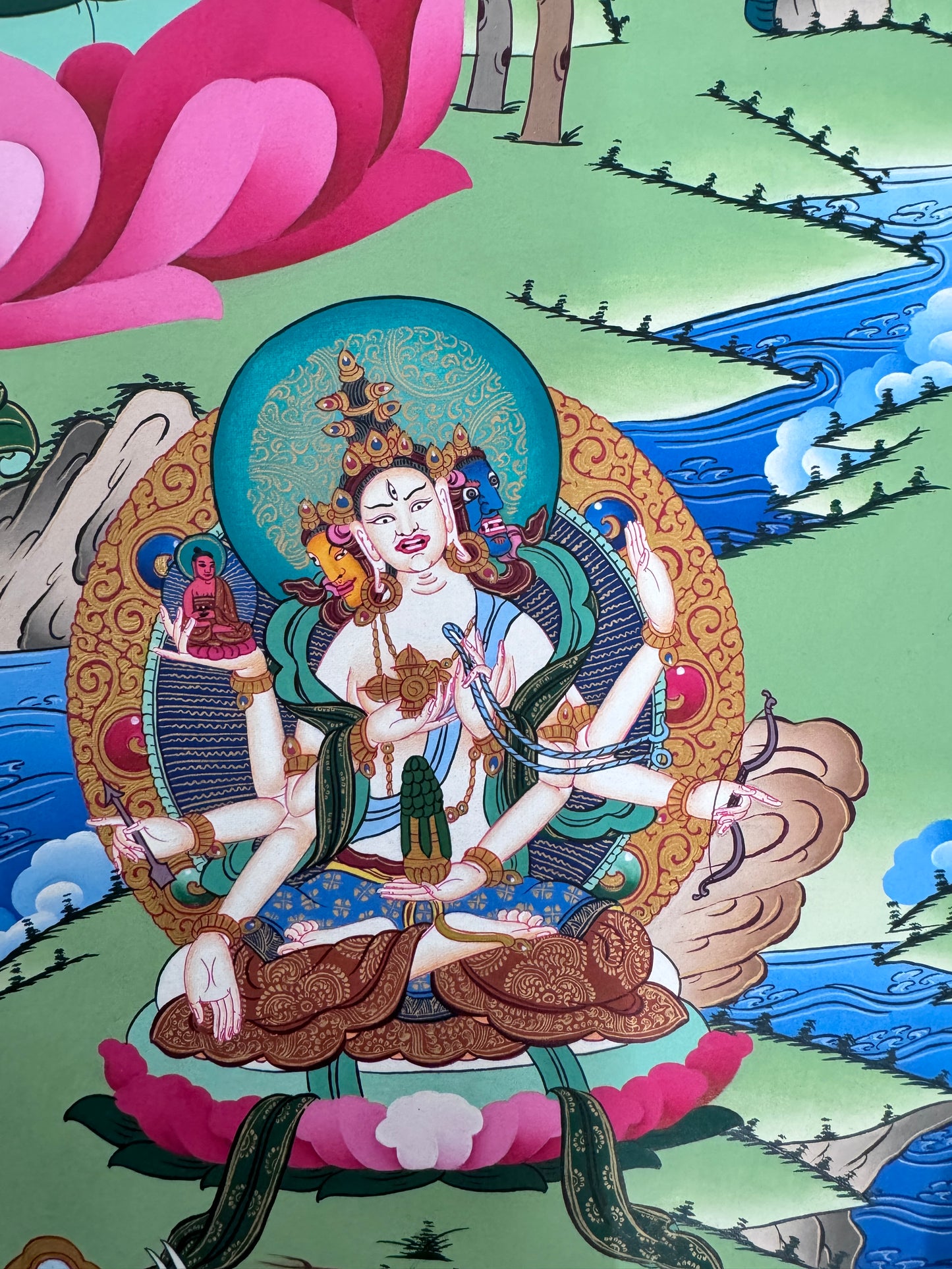 Masterpiece White Tara Thangka Painting