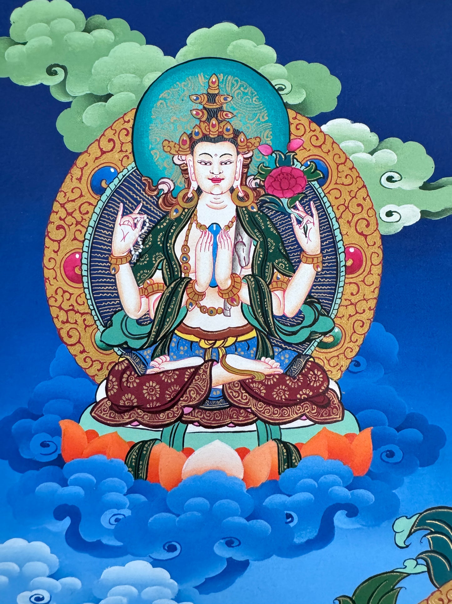 Masterpiece White Tara Thangka Painting