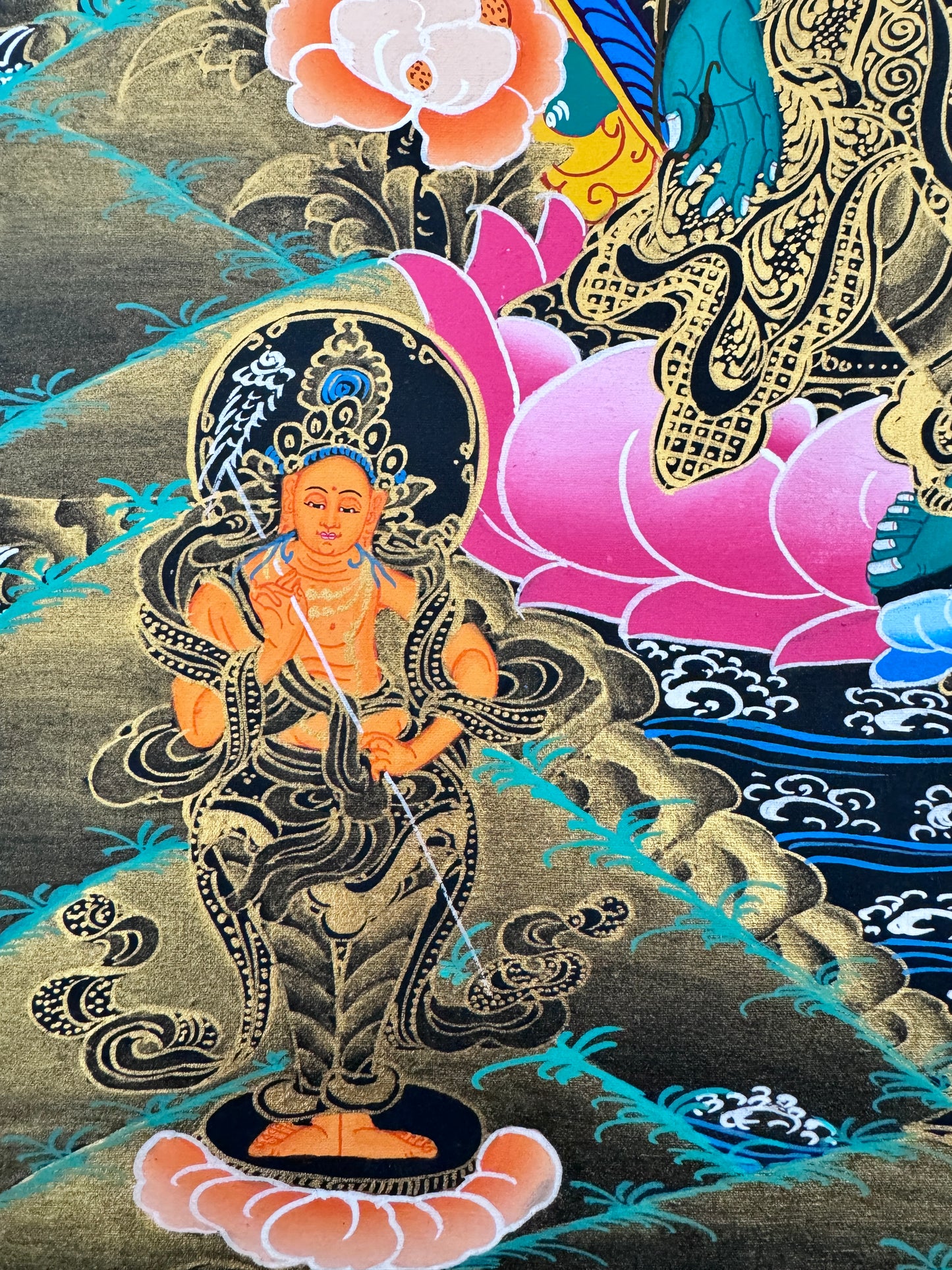 Green Tara Thangka Painting