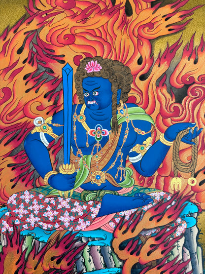 Yamraj Thangka Painting