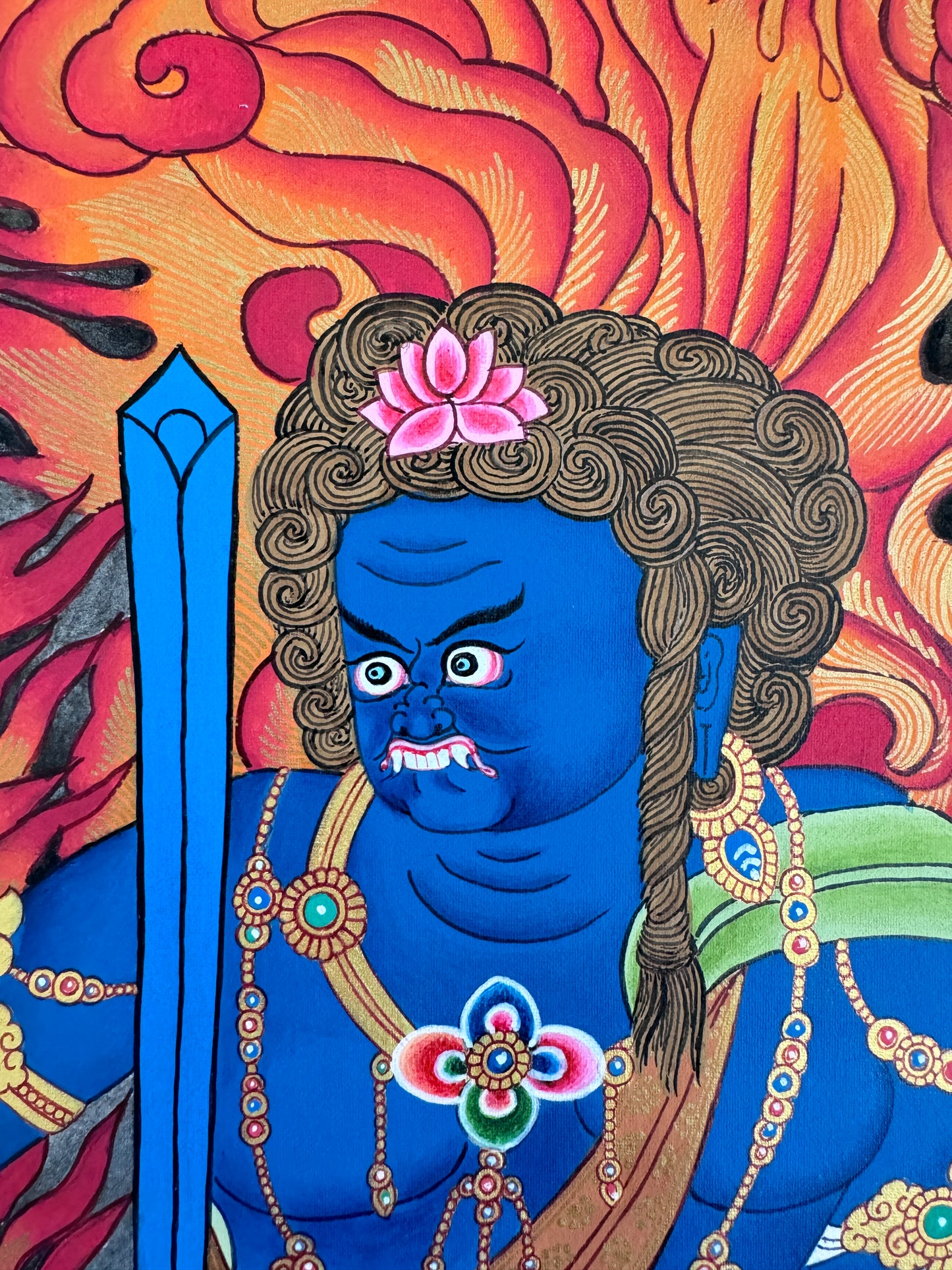 Yamraj Thangka Painting