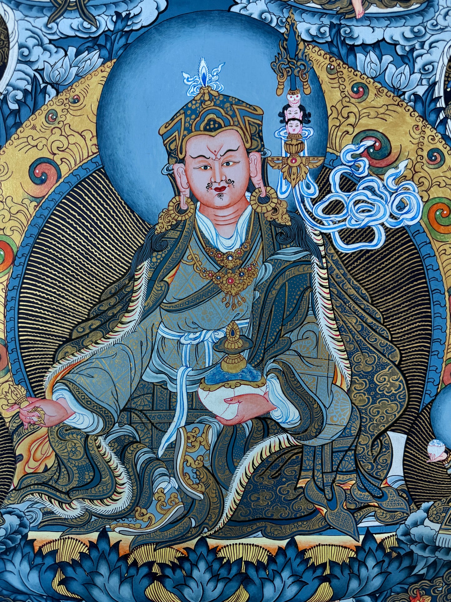 Guru Rimpoche Thangka Painting