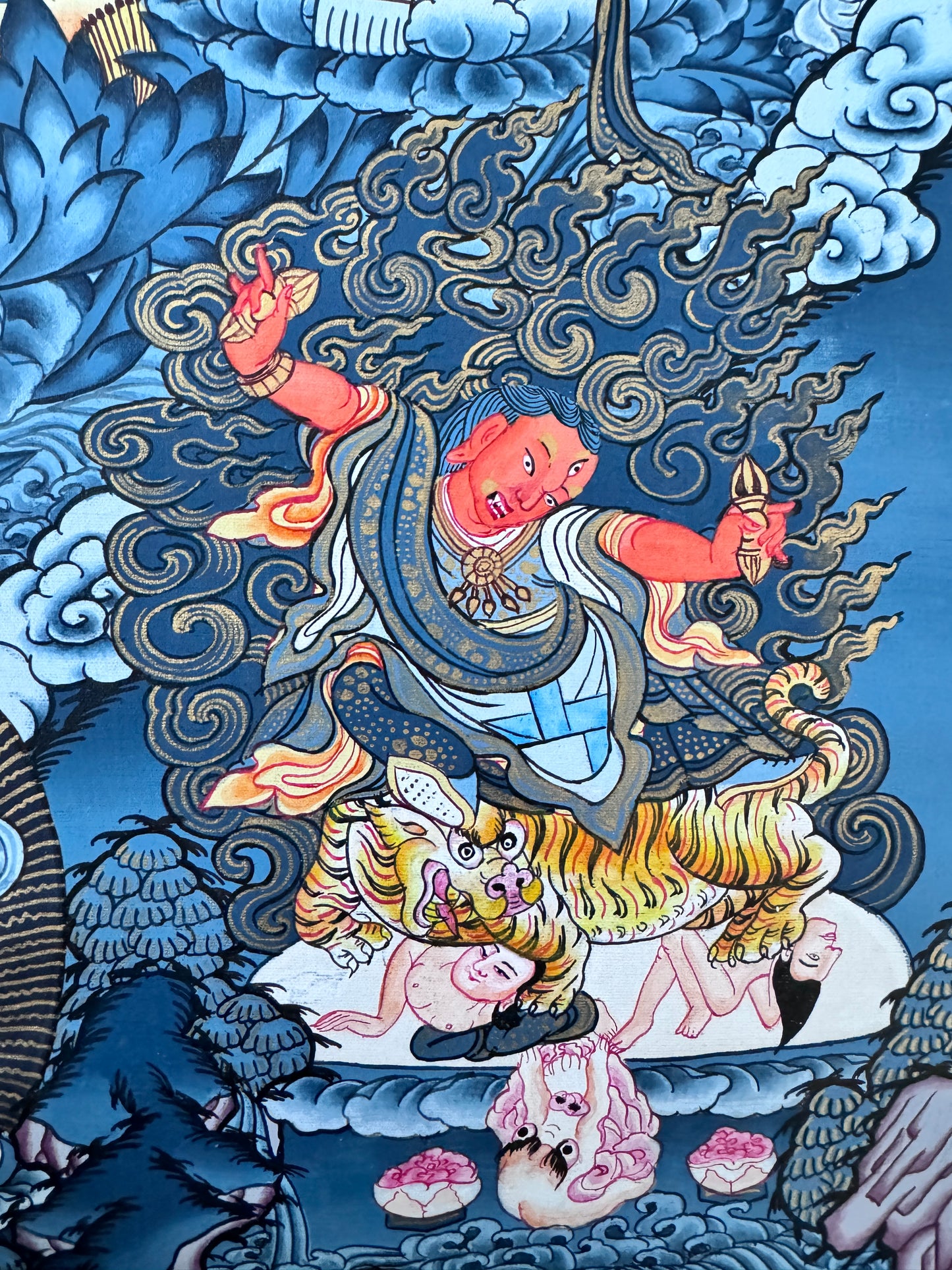 Guru Rimpoche Thangka Painting