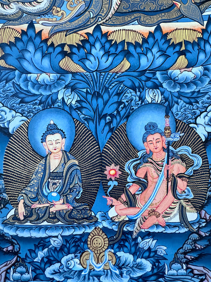 Guru Rimpoche Thangka Painting