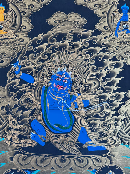 Mahakala Vajrapani (Bhairav) Thangka Painting