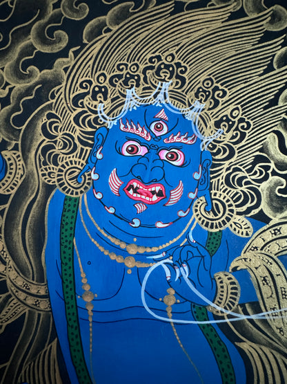 Mahakala Vajrapani (Bhairav) Thangka Painting