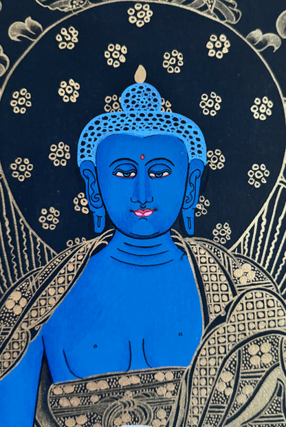 Medicine Buddha Thangka Painting