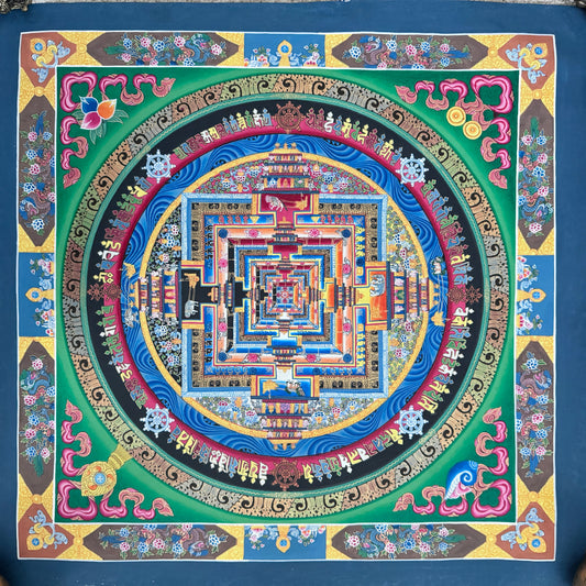 Kalachakra Mandala Thangka Painting