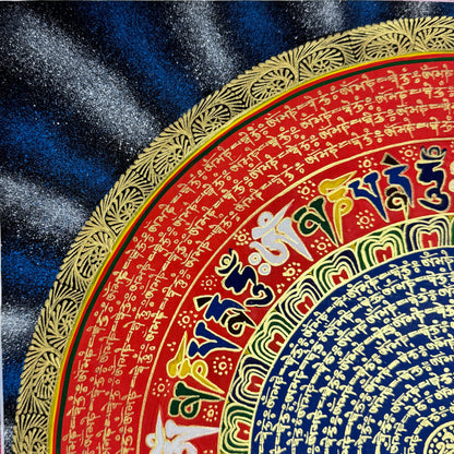 Mantra Mandala Thangka Painting