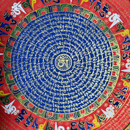 Mantra Mandala Thangka Painting