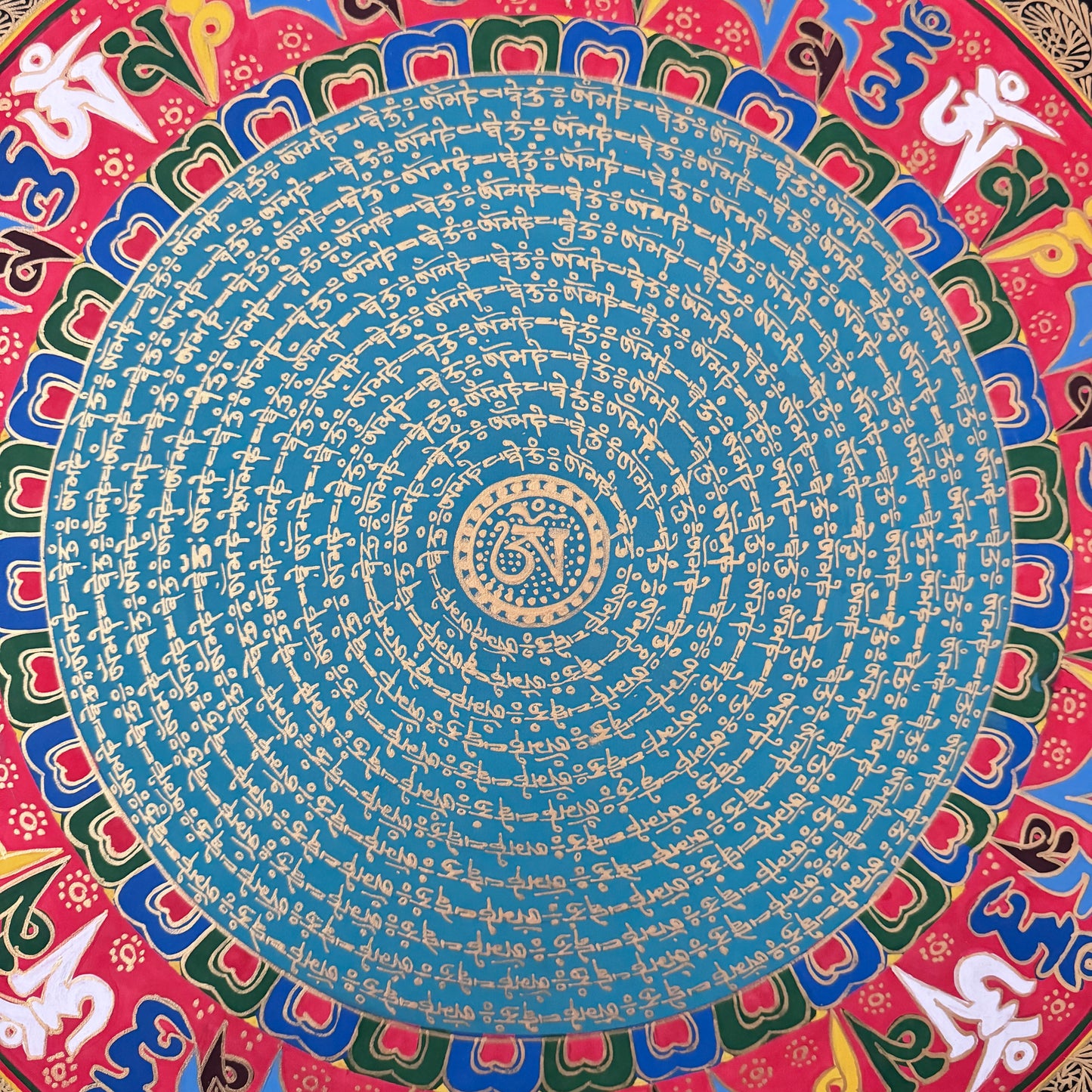 Mantra Mandala Thangka Painting