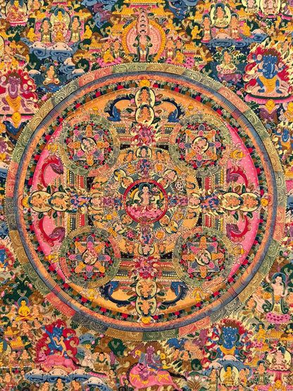 Buddha Mandala Thangka Painting