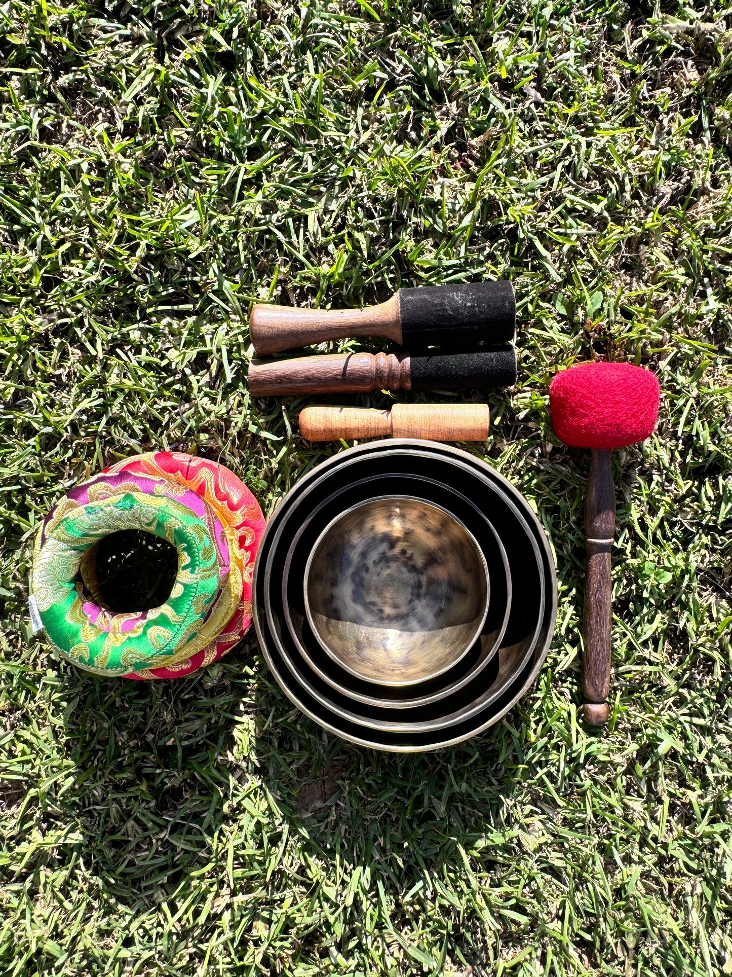 Antique Singing Bowl Set for Sound Healing