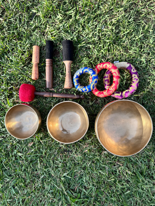 Tibetan Singing Bowl Set