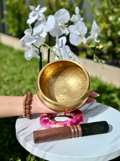 Hand-Hammered Tibetan Singing Bowl