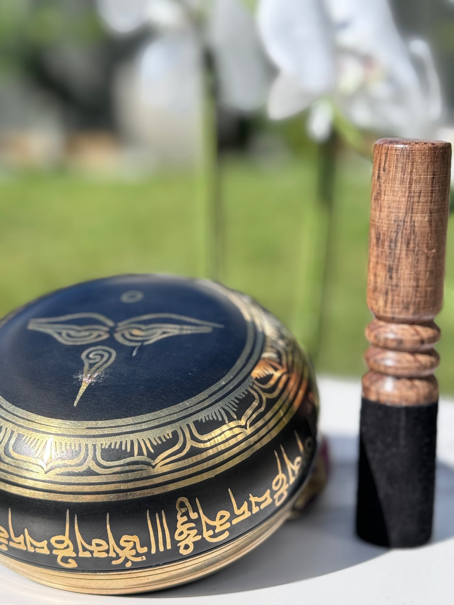 Hand Carved Vajya Singing Bowl