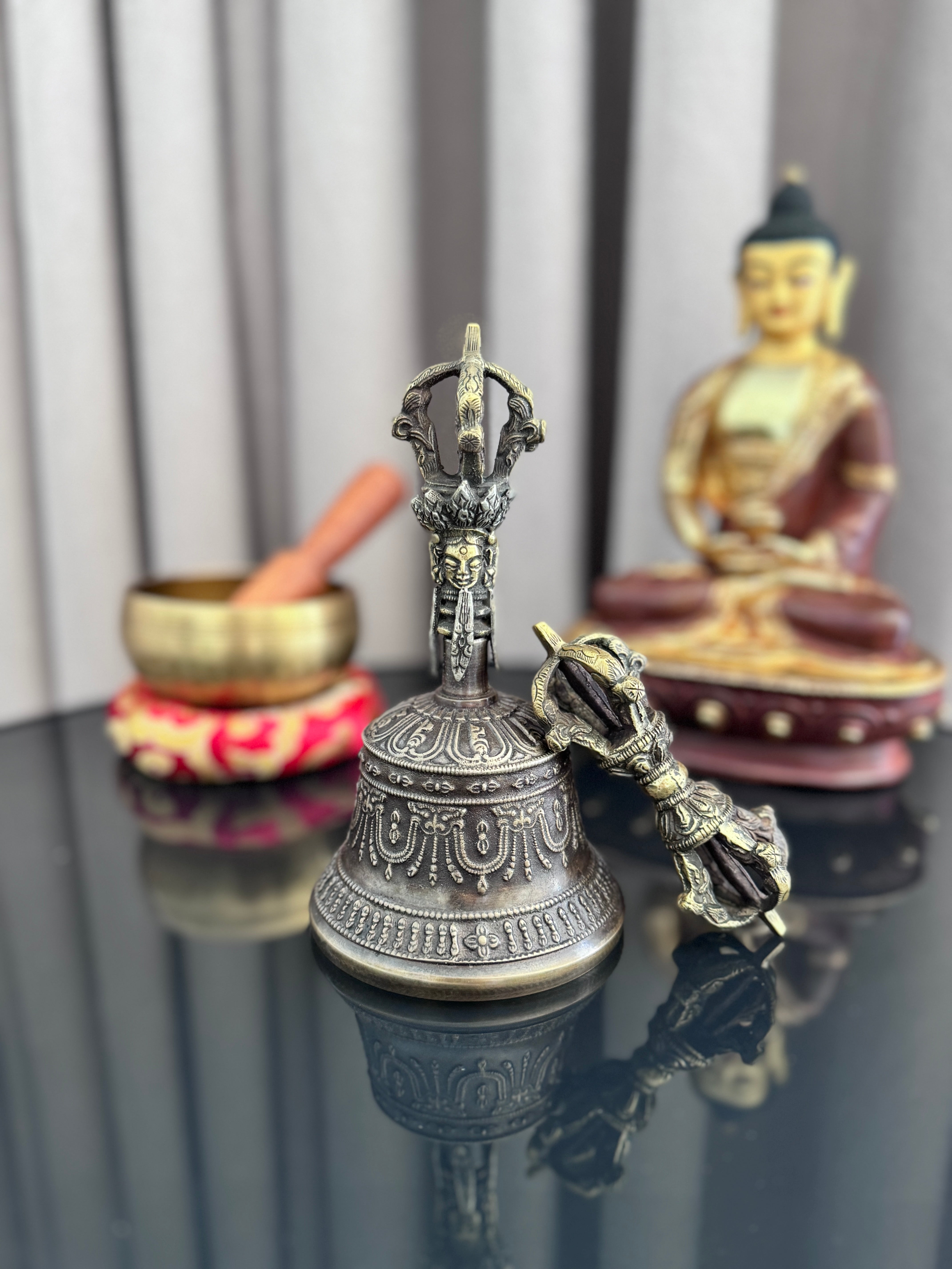 Palcha Small Dorje Vajra and Bell – Palcha Handicraft